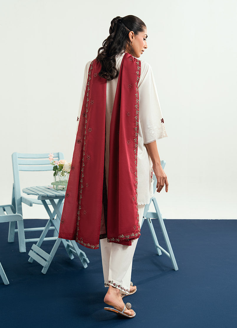 Embroidered 3 PC Suit