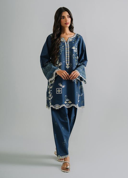 Printed Embroidered CO-ORD Set