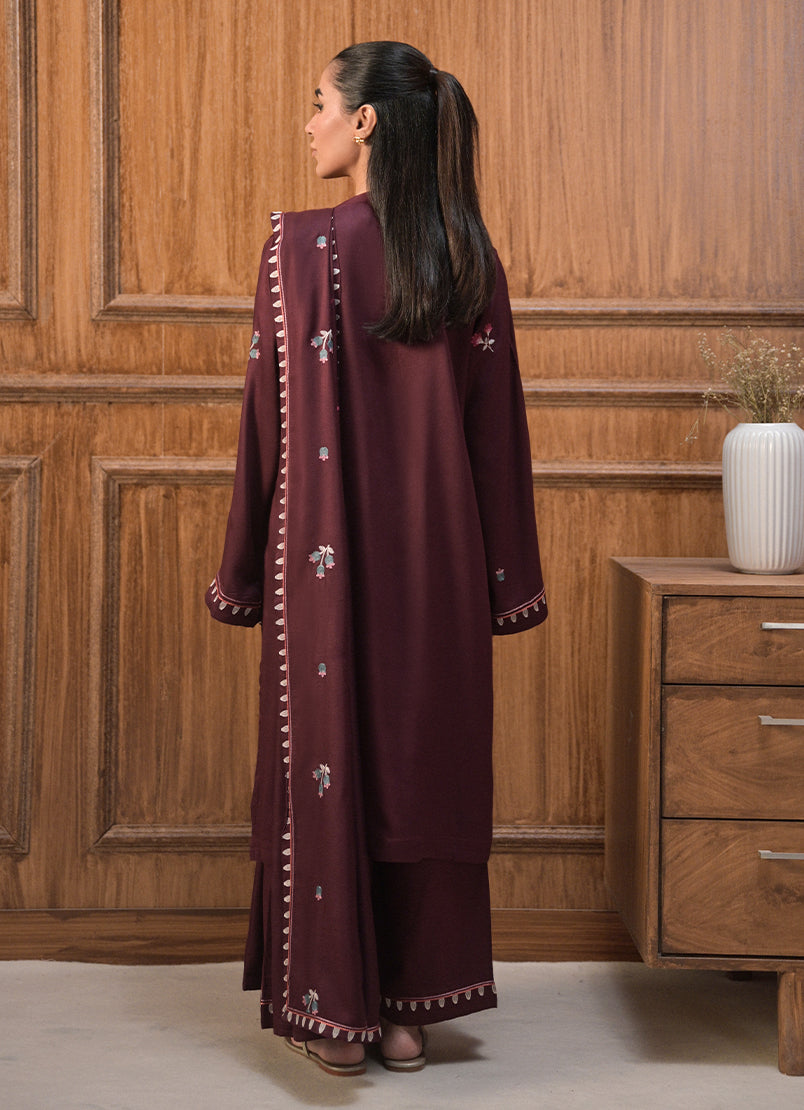 3 PC Embroidered Suit