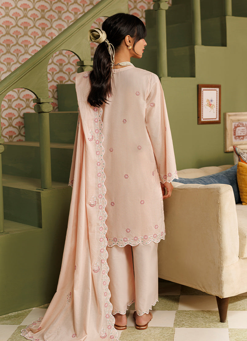 Embroidered 3 PC Suit