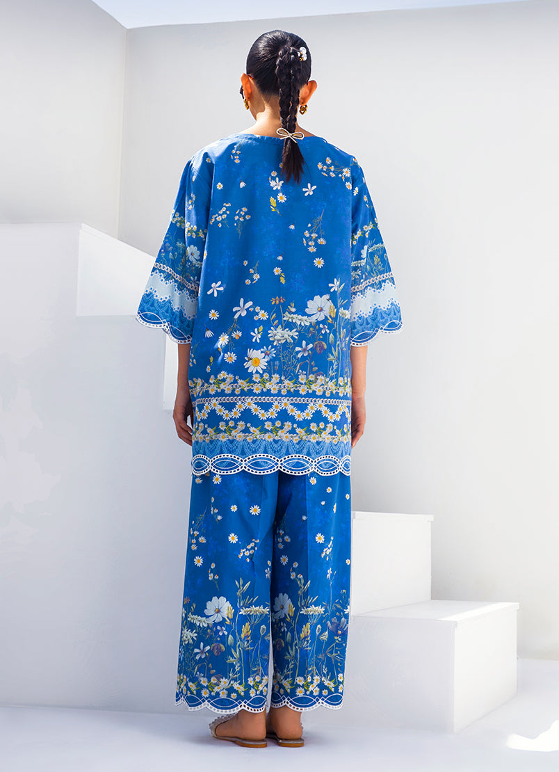 Printed Embroidered CO-ORD Set
