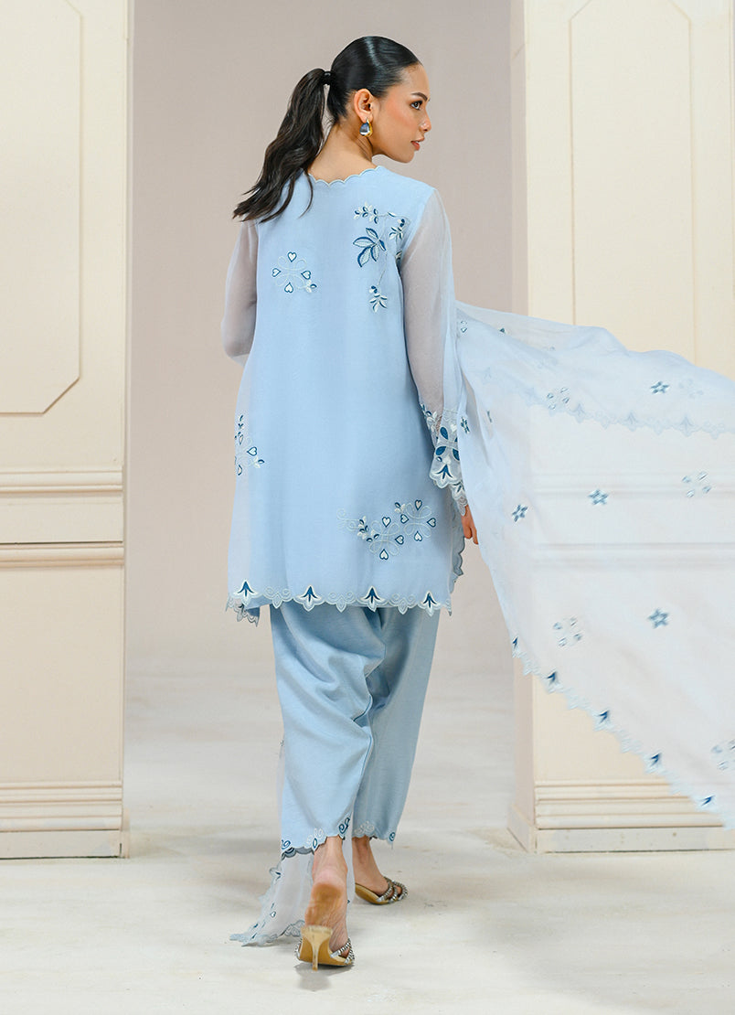 Embroidered 3 PC Suit