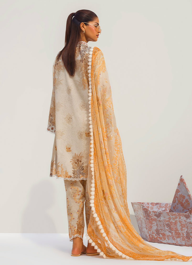 Embroidered 3 PC Suit