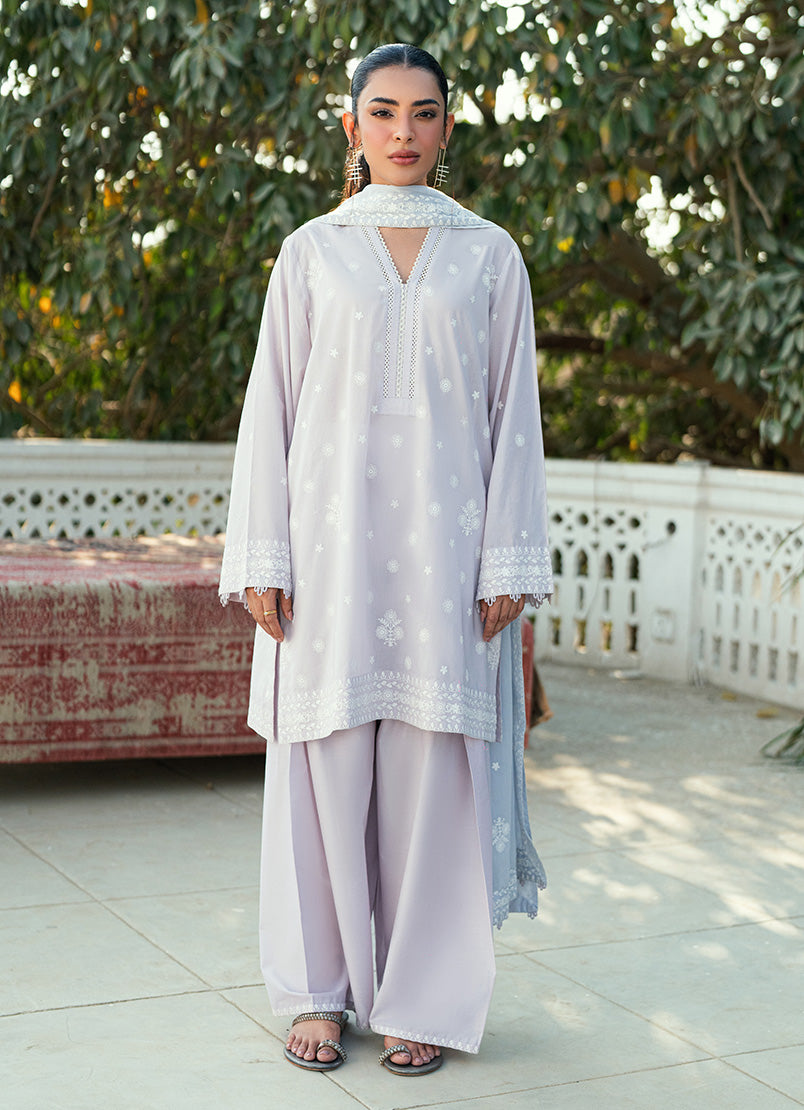 Embroidered 3 PC Suit