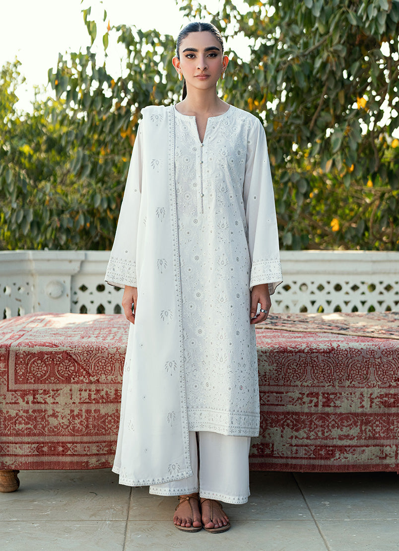 Embroidered 3 PC Suit