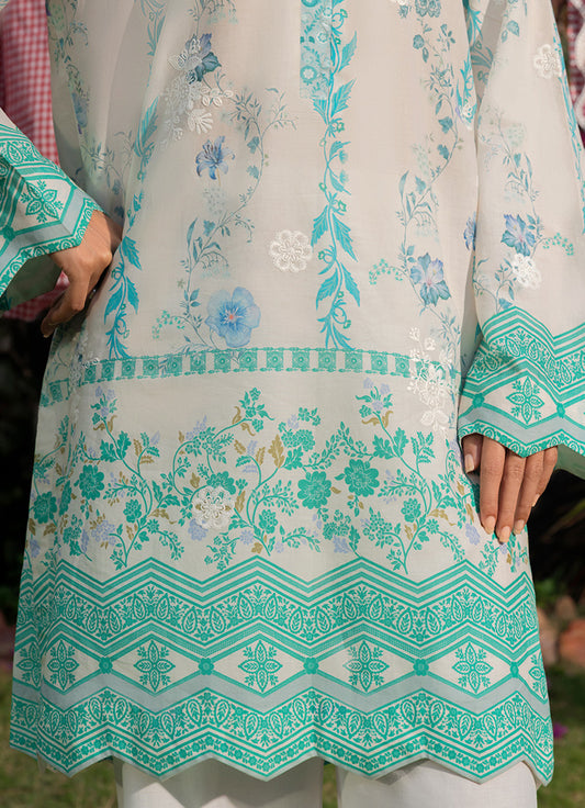 Printed Embroidered Shirt