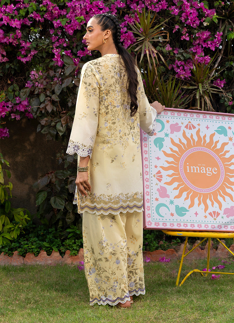 Printed Embroidered CO-ORD set