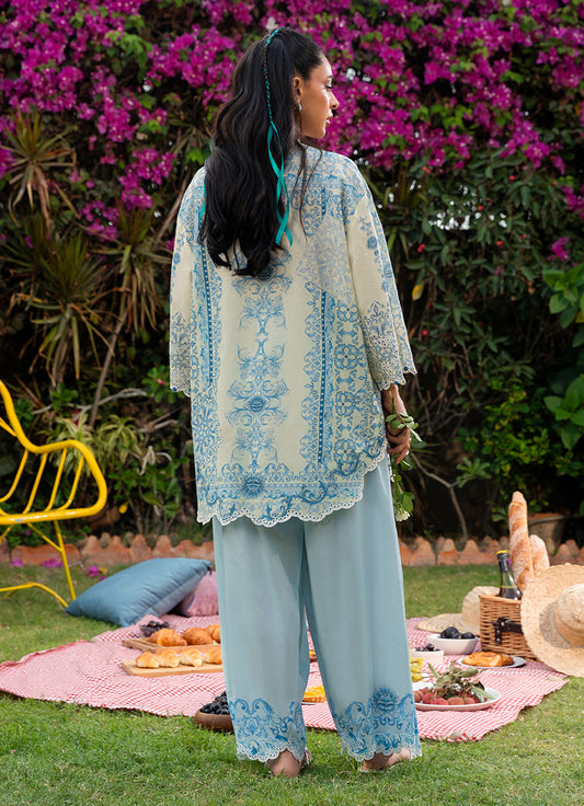 Printed Embroidered CO-ORD set
