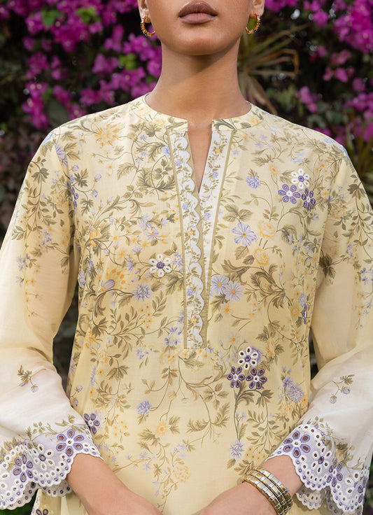 Printed Embroidered CO-ORD set