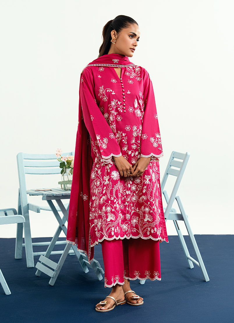 Embroidered 3 PC Suit