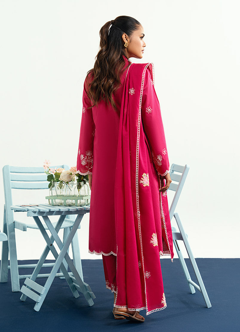 Embroidered 3 PC Suit