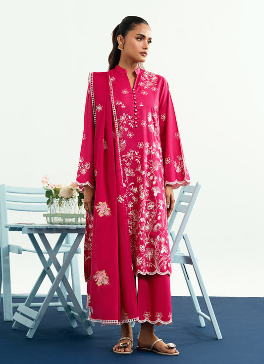 Embroidered 3 PC Suit