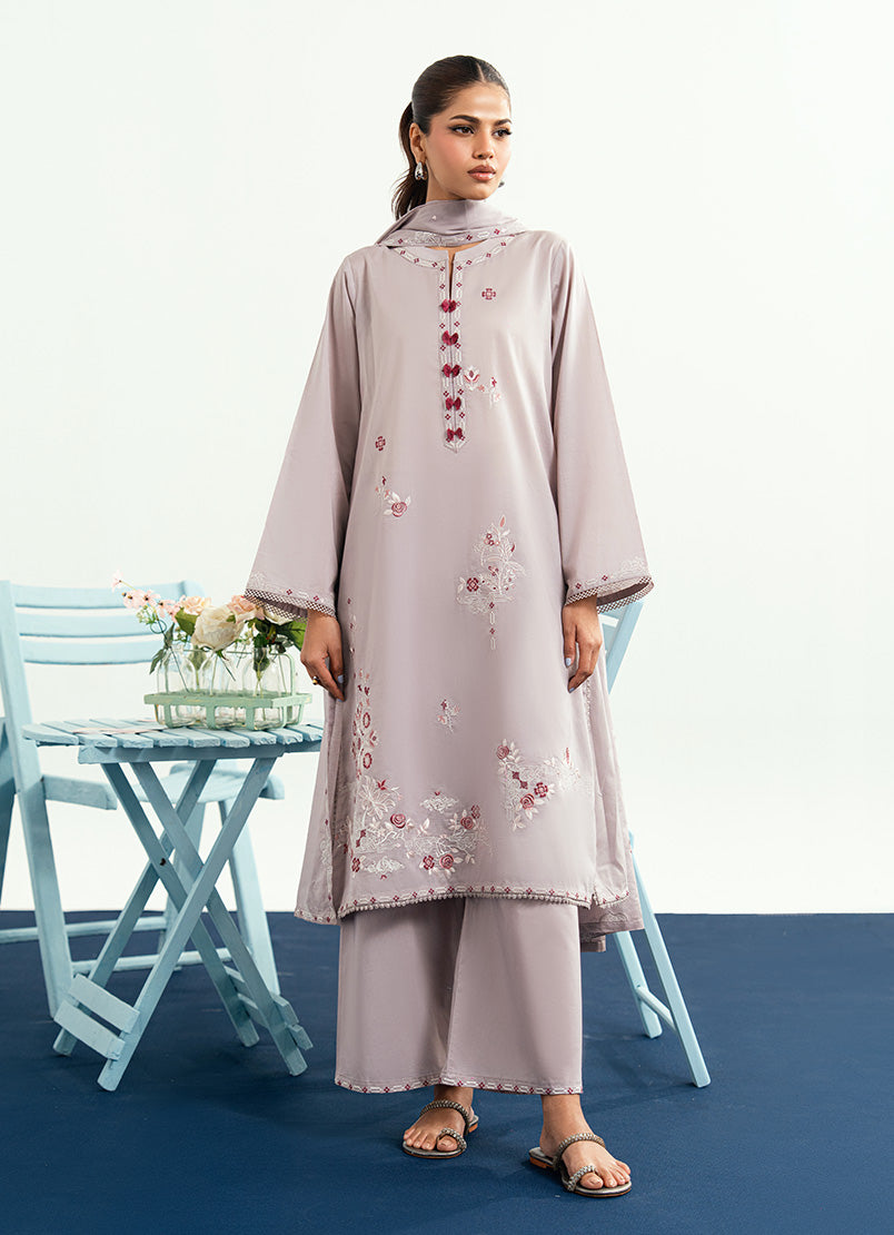 Embroidered 3 PC Suit