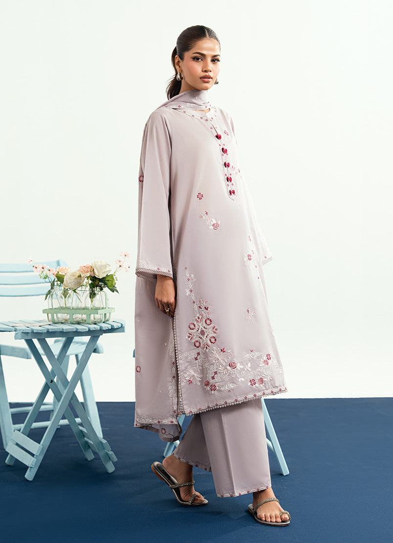 Embroidered 3 PC Suit