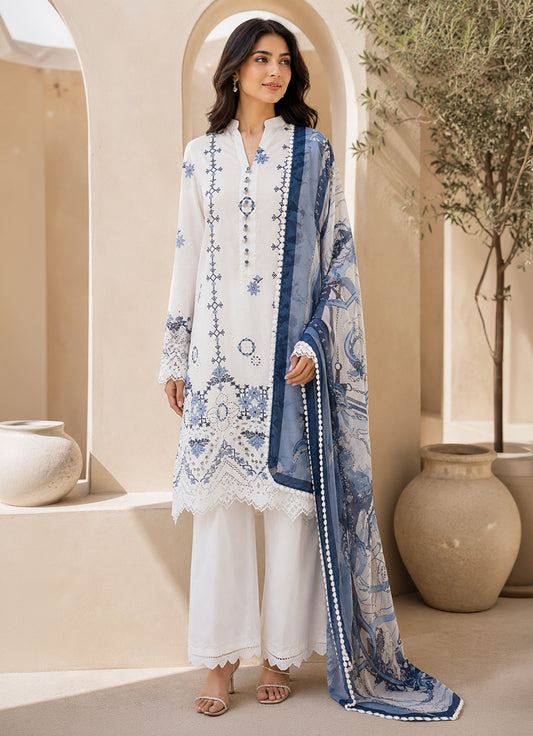 Embroidered 3 PC Suit
