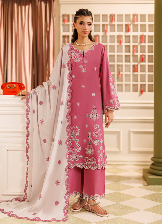 Embroidered 3 PC Suit