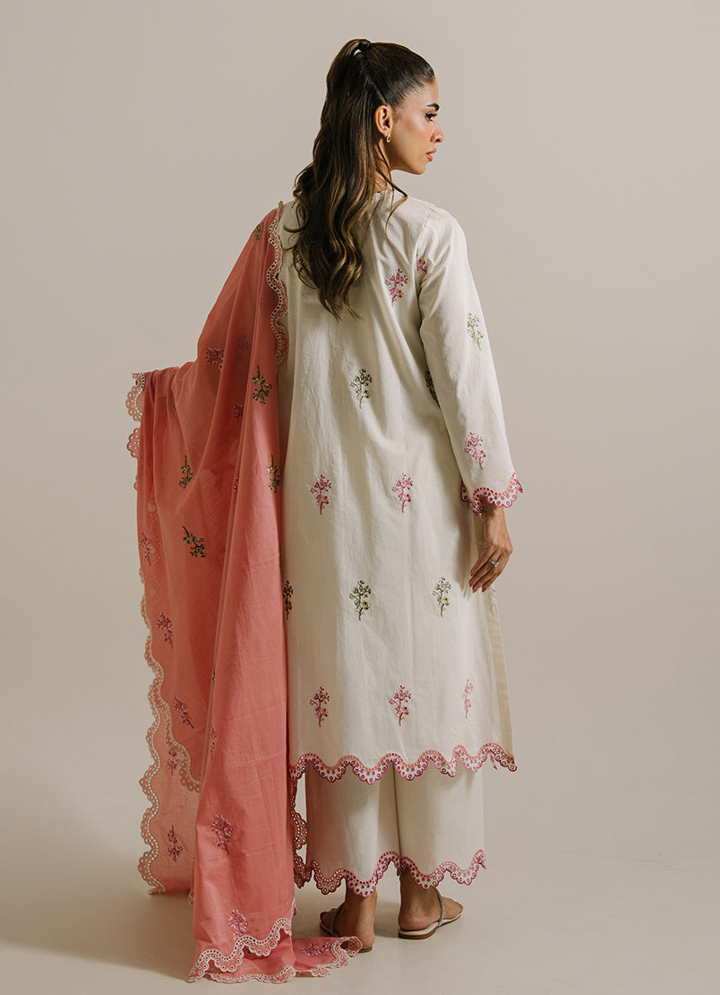 3PC Embroidered Suit