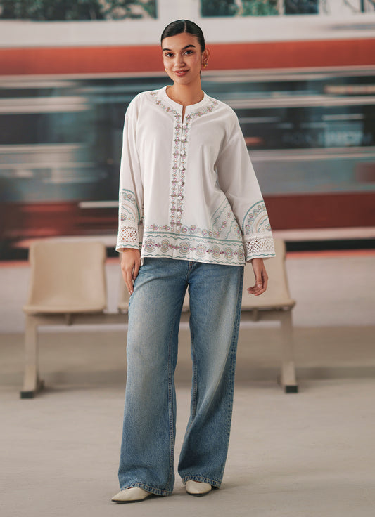Embroidered Top