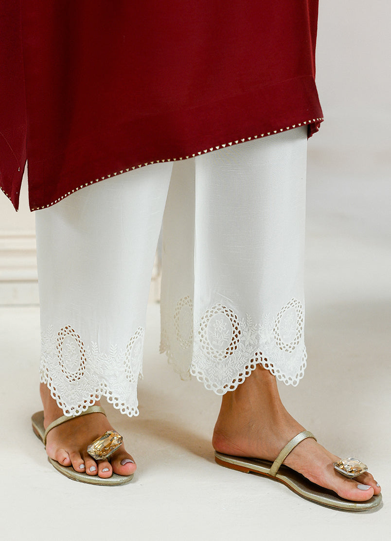 Embroidered Pant