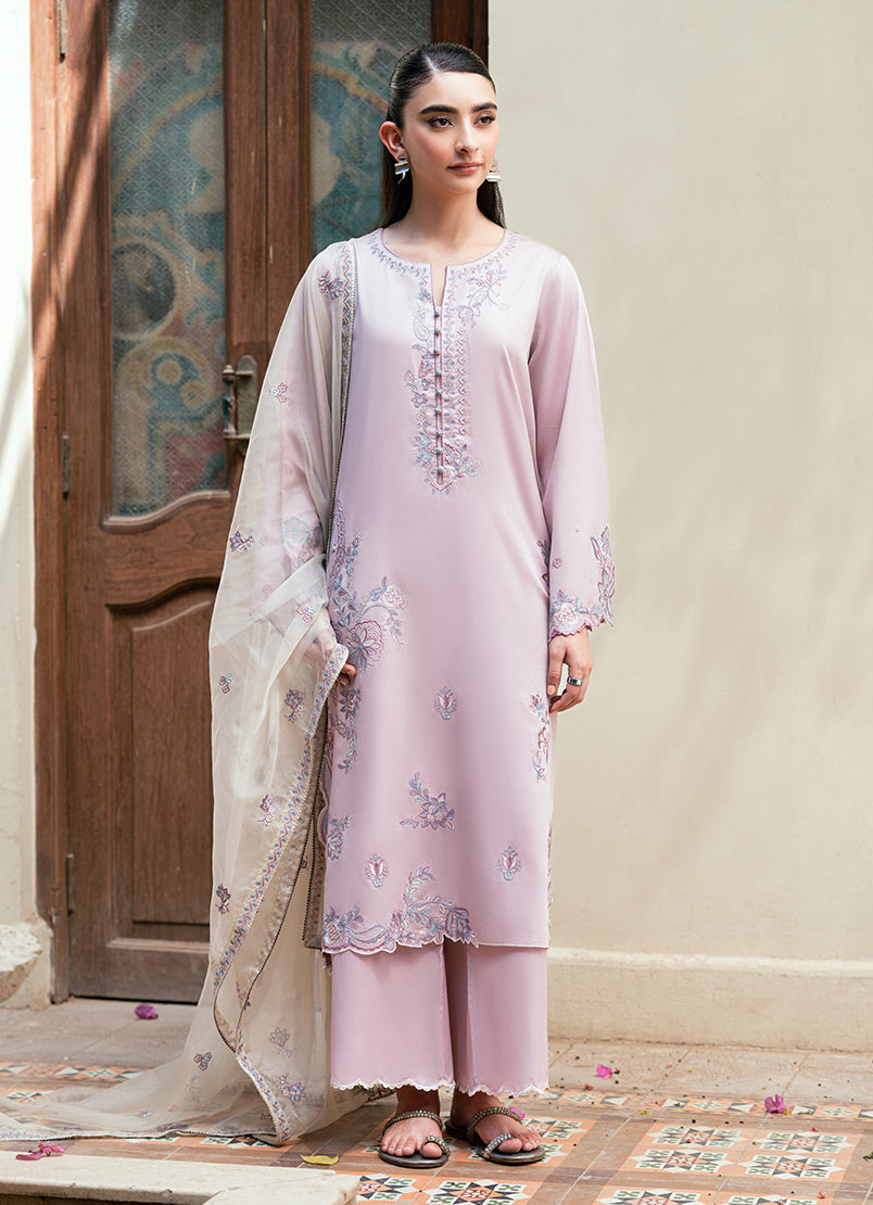 Embroidered 3 PC Suit