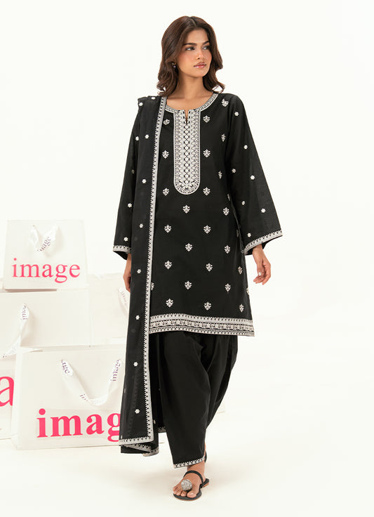 Embroidered 3 PC Suit