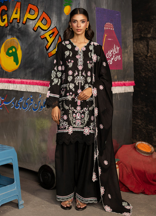 Embroidered 3 PC Suit