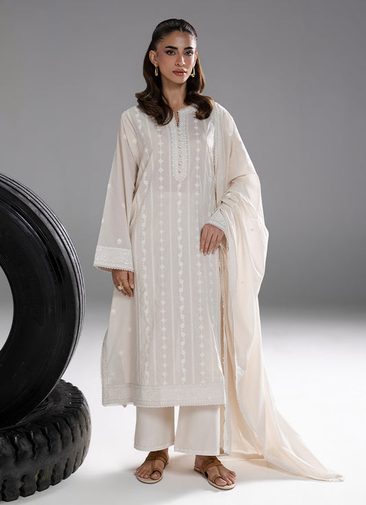 Embroidered 3 PC Suit