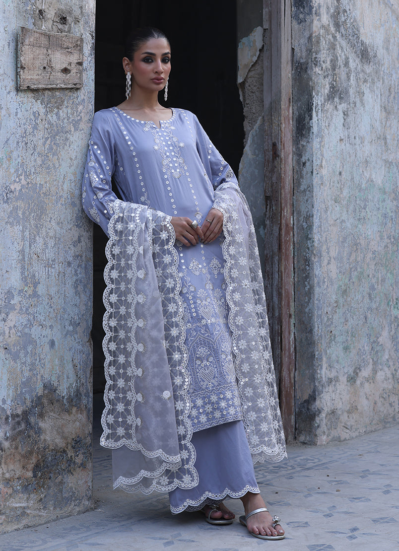 3 PC Embroidered Suit
