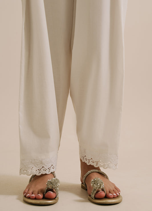 Solid Lace Shalwar