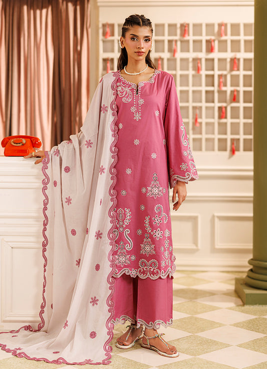 Embroidered 3 PC Suit