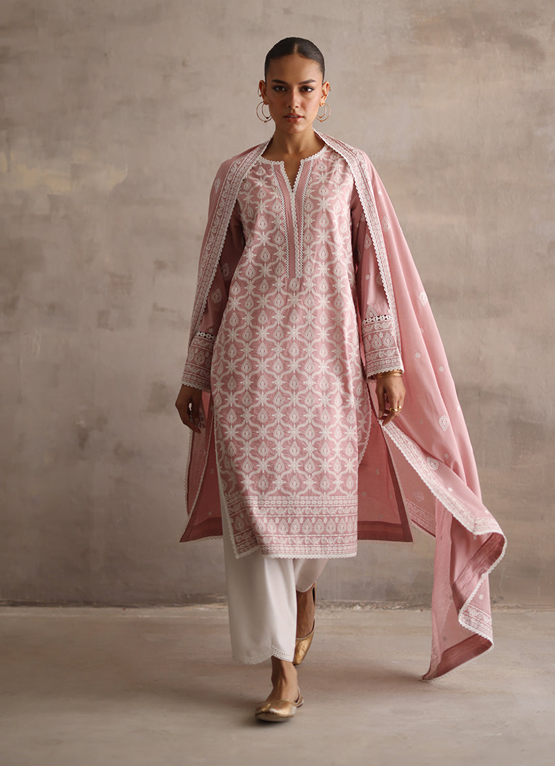 2 PC Embroidered Suit