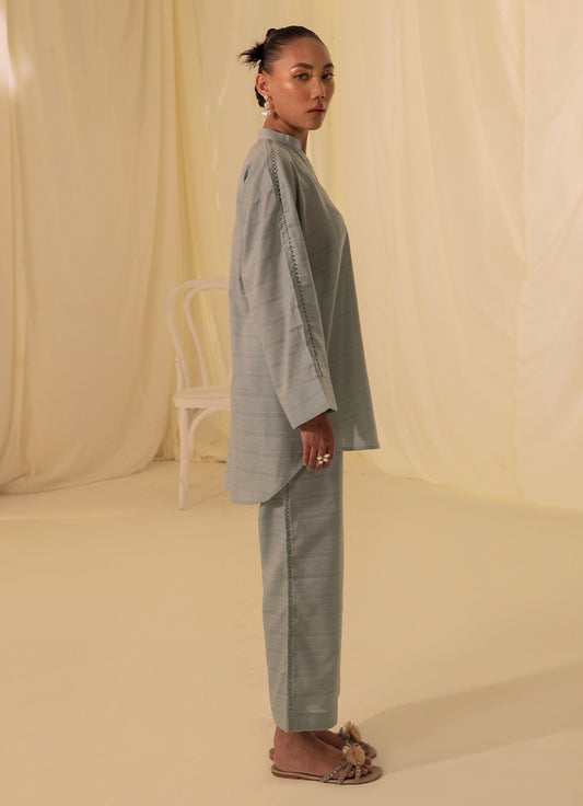 Jacquard Textured Solid CO-ORD Set