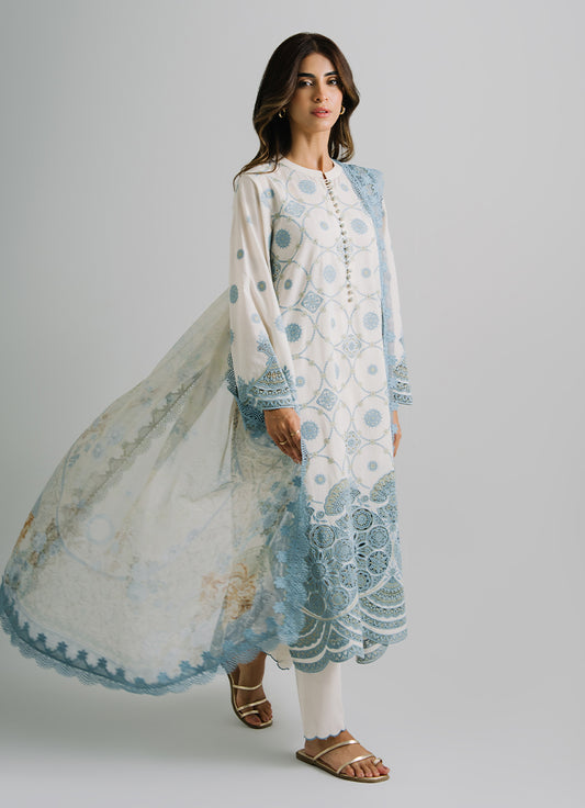 3 PC Embroidered Suit