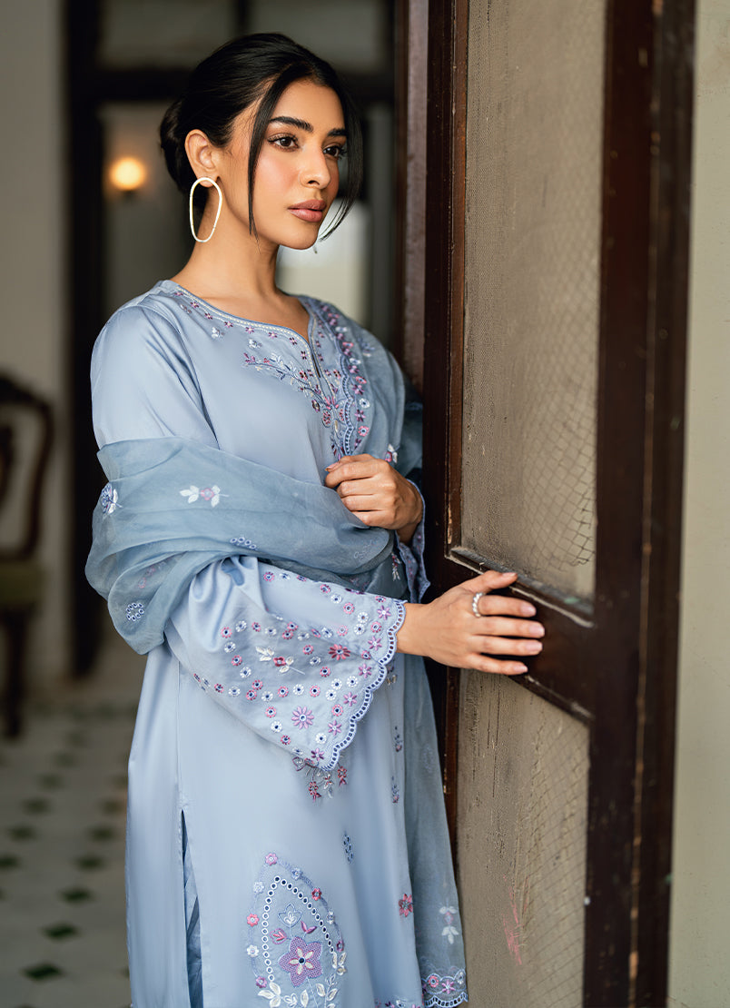 Embroidered 3 PC Suit