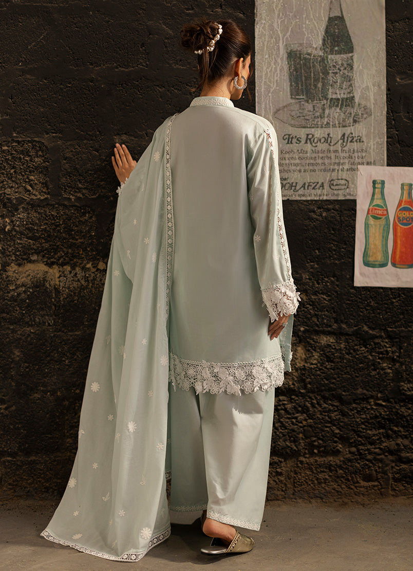 Embroidered 3 PC Suit