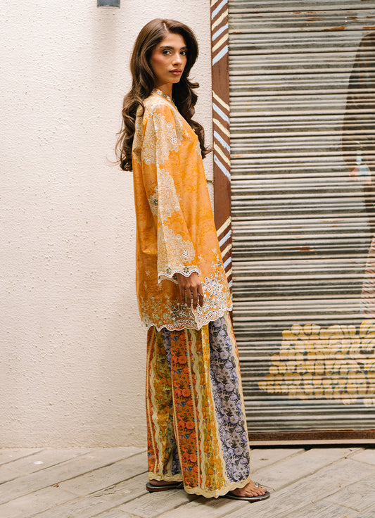 Printed Embroidered CO-ORD Set