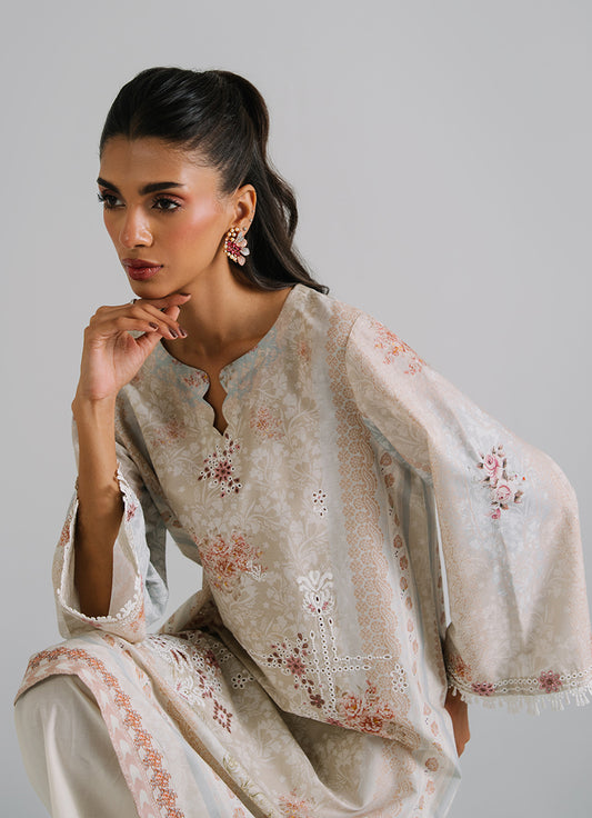 Printed Embroidered Kurta