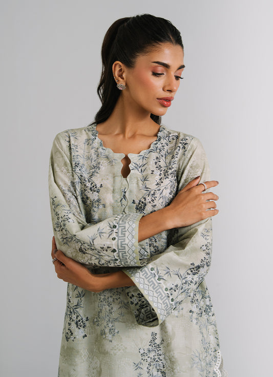 Printed Embroidered Kurta
