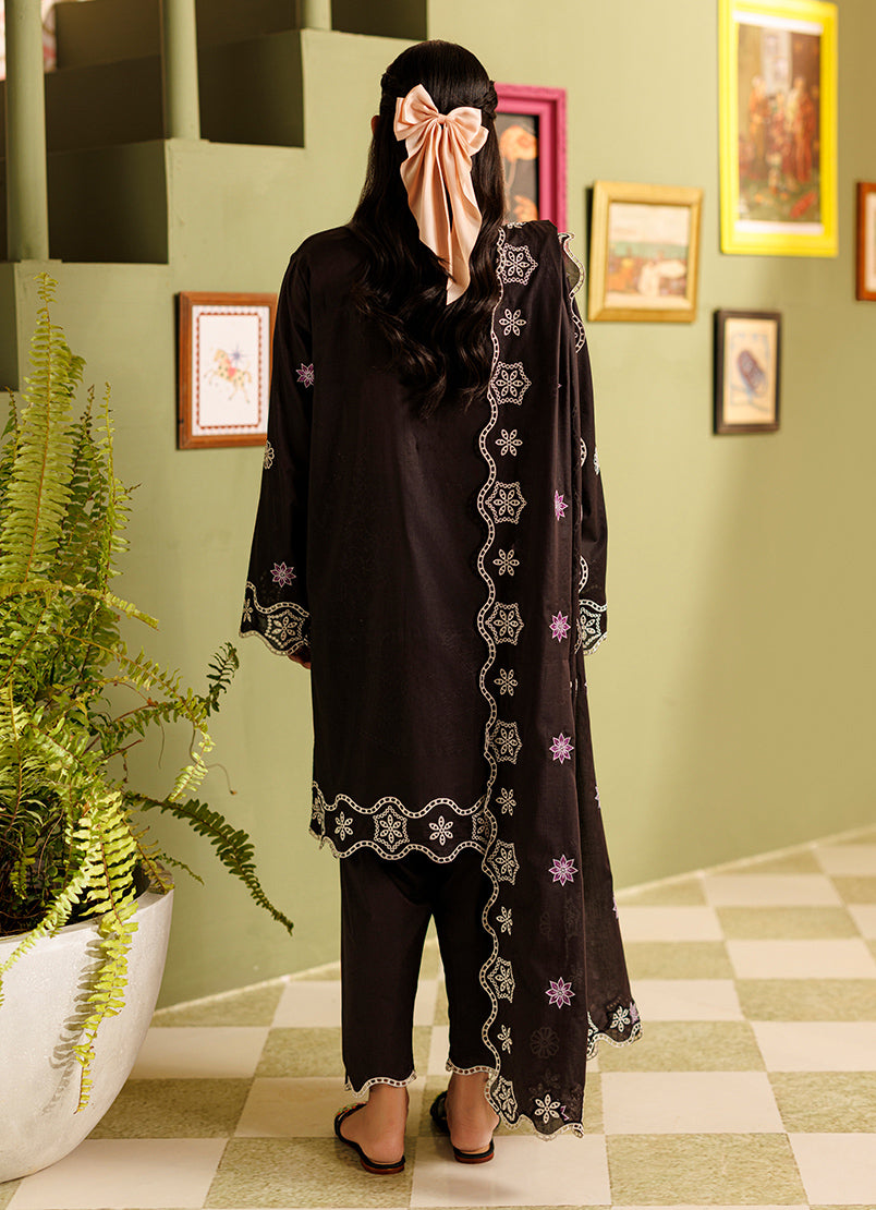 Embroidered 3 PC Suit
