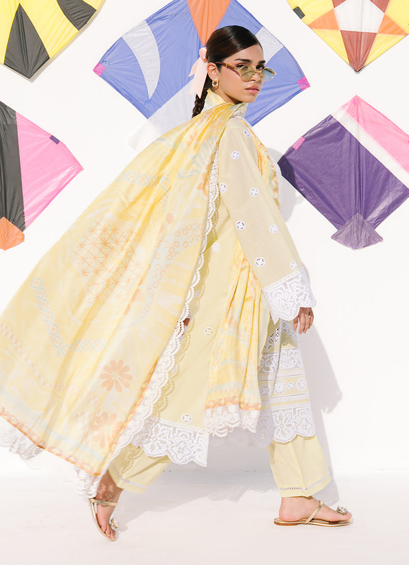 Embroidered 3 PC Suit