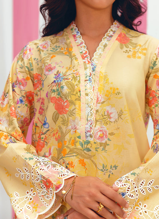 Printed Embroidered CO-ORD Set