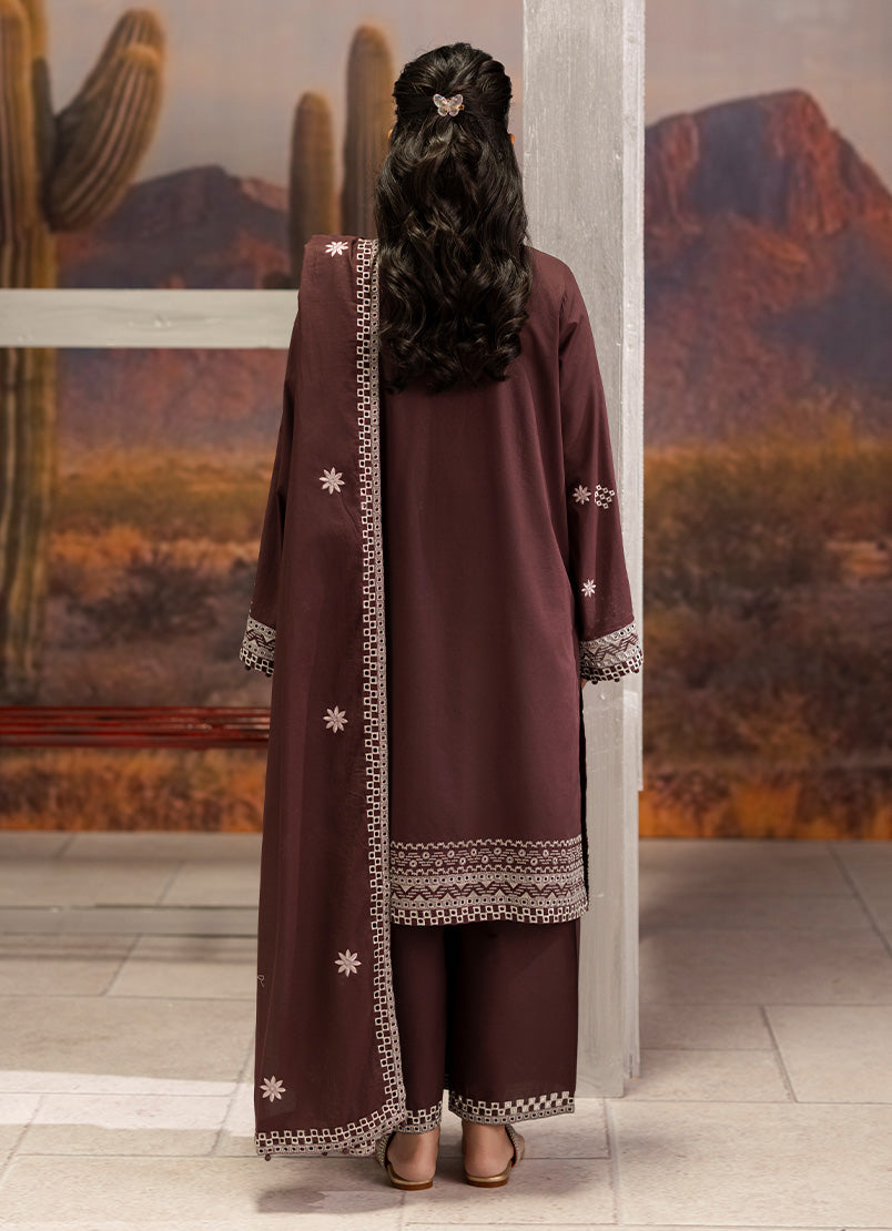 Embroidered 3 PC Suit