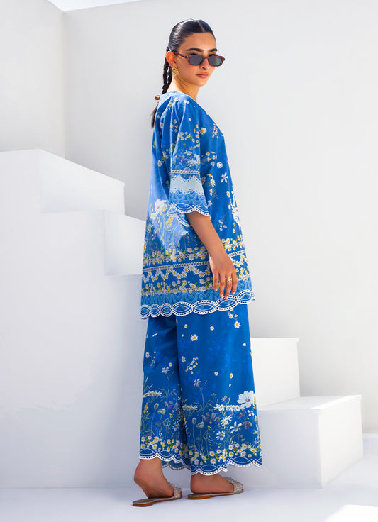 Printed Embroidered CO-ORD Set