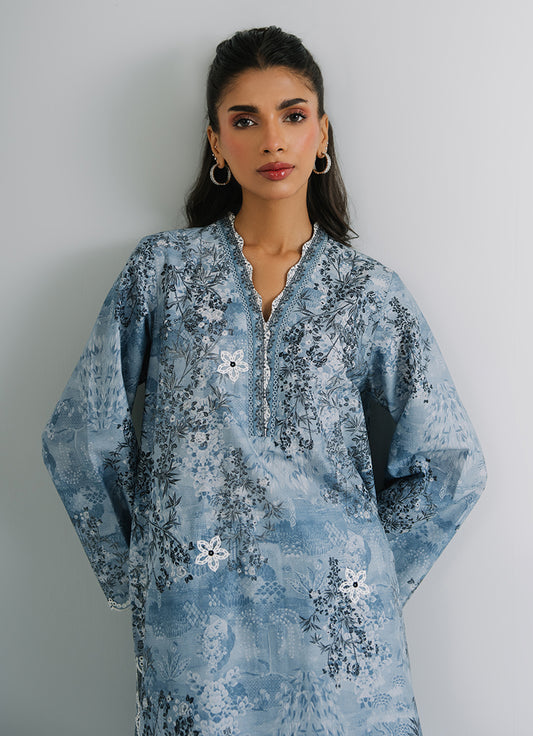 Printed Embroidered CO-ORD Set