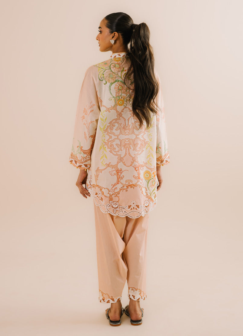 Printed Embroidered CO-ORD Set