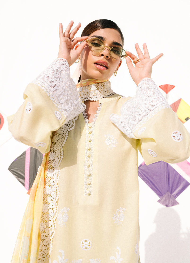 Embroidered 3 PC Suit
