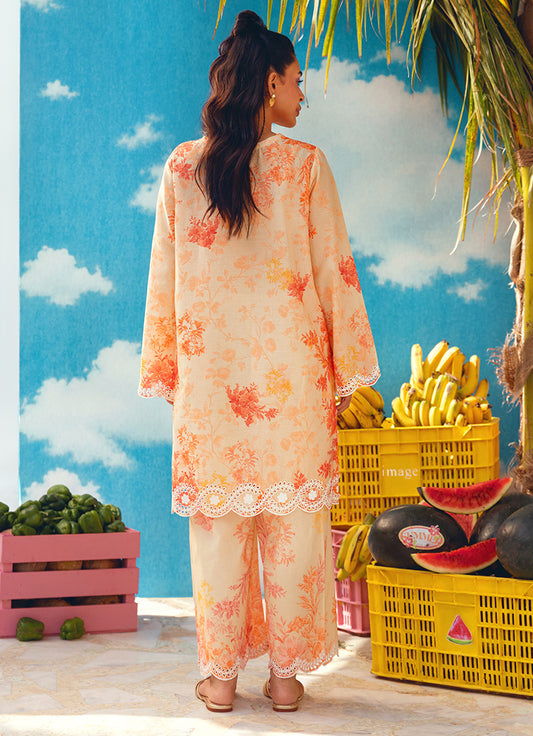 Printed Embroidered CO-ORD Set
