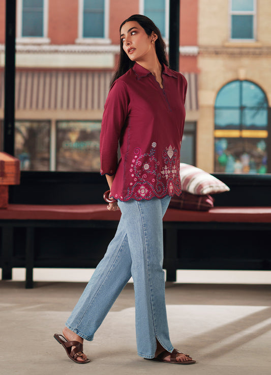 Embroidered Kurta