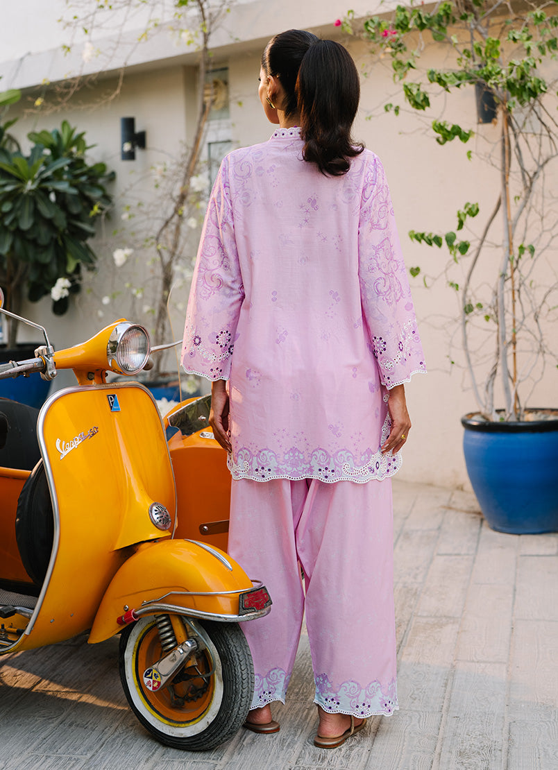 Printed Embroidered CO-ORD Set