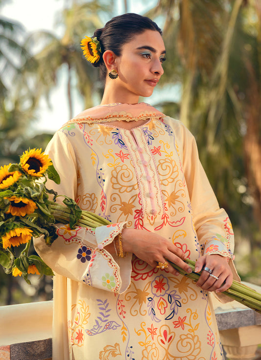 Printed 3 PC Suit